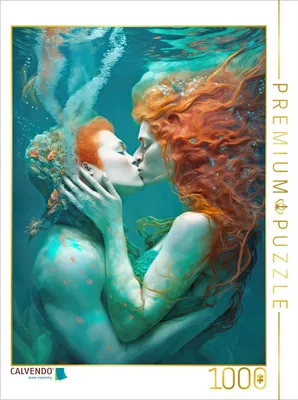 Produktbild von CALVENDO Puzzle Der Kuss | 1000 Teile Lege-Größe 64x48cm Foto-Puzzle für glückliche Stunden