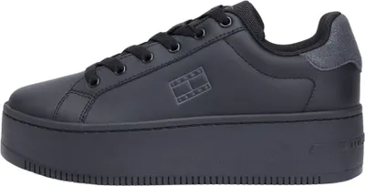 Zdjęcie produktu dla Tommy Hilfiger 8721221824528, Damski, Dorosły, Modne trampki, Czarny, Sznurowane zamknięcie, Każdego sezonu