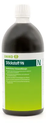 Produktbild von EMIKO Stickstoff 9N 1L Organischer Flüssigdünger für Gemüse, Obst & Rasen