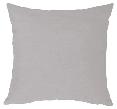 Produktbild von Kissenbezug 50x50 cm silber Struktur Leinenoptik Kissenhülle für Dekokissen