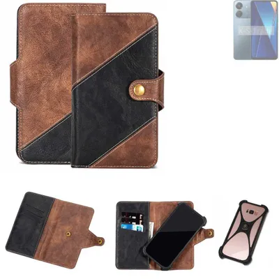 Produktbild von K-S-Trade Handyhülle Schutzhülle Bookstyle Case kompatibel mit Xiaomi POCO C65 Klapphülle Cover Hülle Schutztasche 1x