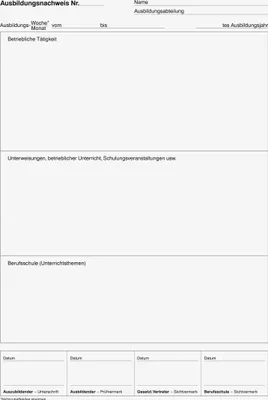 Obrázok produktu pre 10X BRUNNEN 1042579 Block A4 Ausbildungsnachweis