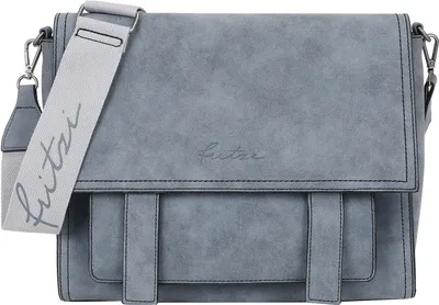 Produktbild von Fritzi aus Preußen Schultertasche Fritzi Jive Satchel Blue Grey blaugrau