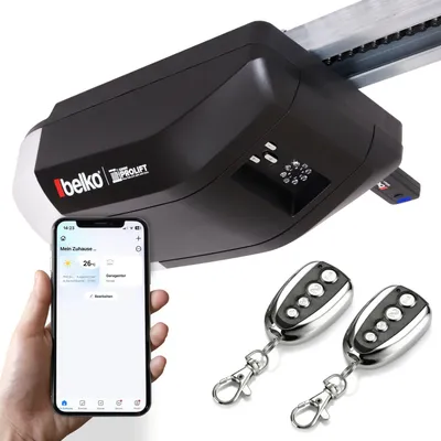 Produktbild von Belko® Garagentorantrieb ProLift 1200 N mit WiFi | für Schwing- & Sektionaltore bis 17 m² | LED & 2 Fernbedienungen