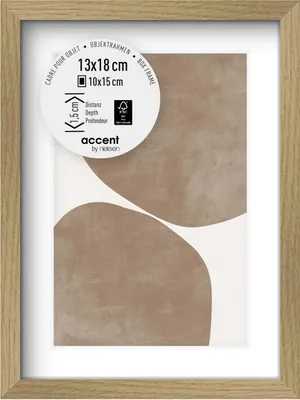 Produktbild von accent by nielsen Holz Bilderrahmen Aura, 13x18 cm, Eiche