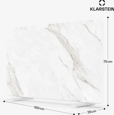Obrázek produktu pro Klarstein MarmoHeat infračervený panel | 600 W | 5 - 9 m² | design mramoru | 70 cm x 100 cm