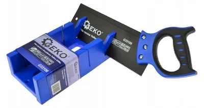 Obrázek produktu pro GEKO Ruční čepovací pila s pokosnicí 300mm, teflonová G33106