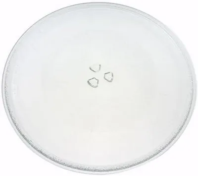 Productafbeelding van Magnetronplaat Glas - Draaiplateau Magnetron - Magnetron Gebruik - Origineel Onderdeel - 340 mm - Transparant