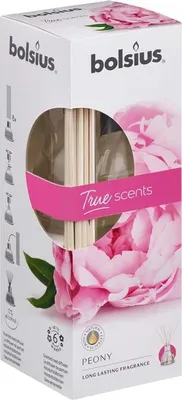 Obrázek produktu pro Bolsius Aromatic 2.0 Diffuser Peony 45ml + vonná stébla