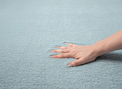 Teppich Hochflor Blau unifarben aus Polyester als Blickfang der Raumgestaltung ALDAN Serie_#sku_BARK45725-BARK45727-BARK45735-BARK45739-BARK47440-BARK48727-BARK49924-BARK49925-BARK49926-BARK50296-BARK69177#