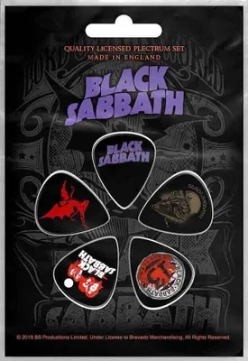 Produktbild von Black Sabbath Gitarren Plektrum (5er Plek Set)