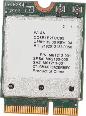 Image de QCNFA765 Wireless Network Card Professional High Speed 2400Mbps Dual Band M.2 WiFi6 Network Card Adapter