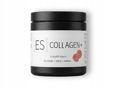 Obrázek produktu pro ES Collagen+ Malina: Prémiový bioaktivní rybí kolagen Peptan F 8000 mg