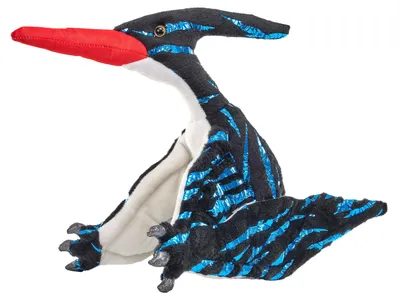 A plush toy pteranodon is shown against a white background.