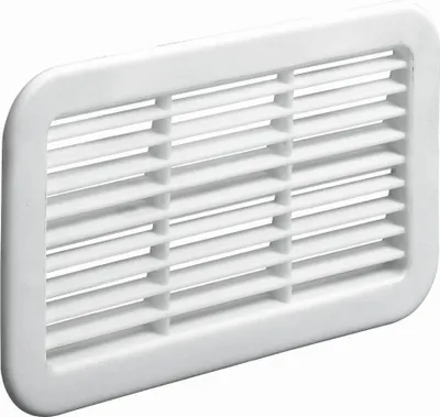 Produktbild von Hettich Lüftungsgitter eckig 78 x 128 mm Kunststoff, 1 Stück