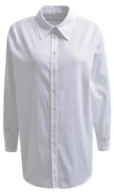 Produktbild von Milano (21) BLOUSE WITH COLLAR,PLACKET & 1/1 SL, WHITE 100 100 38
