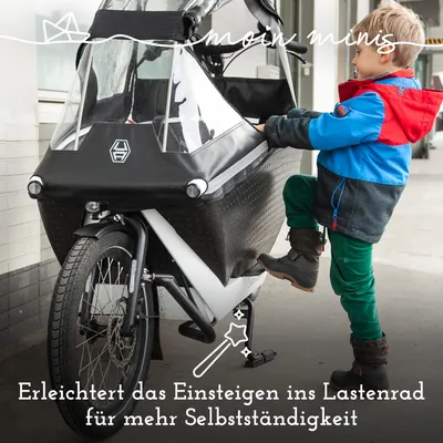 Produktbild von moin minis Einstiegshilfe für Urban Arrow Family & Family Next Lastenrad Fahhrad Cargo bike Trittbrett
