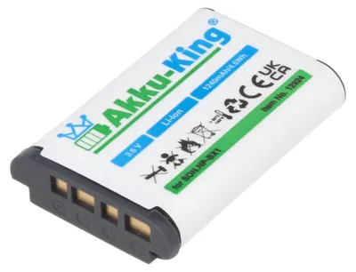 Akku kompatibel mit Sony NP-BX1 - Li-Ion 1240mAh - fuer HDR-CX240
