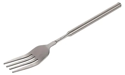 Produktbild von Teleskopgabel - Ausziehbarer langer Griff - Für Grill, Toasten, Abendessen, Obst, Desserts und Würstchen - 22 bis 64 cm
