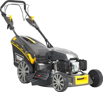 Produktbild von Texas Rasenmäher Premium 5320 TR/W (4-Takt Benzinmotor mit 196 ccm Hubraum, 53 cm Schnittbreite, 3600 Watt Leistung, Hinterradantrieb, Seitenauswurf,