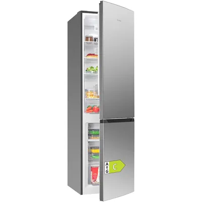 Produktbild von Bomann® Kühlschrank mit Gefrierfach | MultiAirflow-System | 181cm | 253 Liter | Kühl Gefrierkombination No-Frost | KG 7370 inox