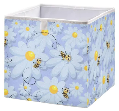 Obrázek produktu pro Úložný box na hračky s motivem kamilíků