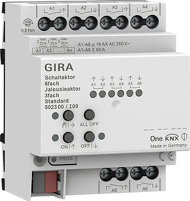Zdjęcie produktu dla Gira łącznik, aktor żaluzjowy 6f/3f 16 A 502300 (502300)