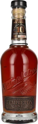 Produktbild von Templeton RYE 10 Years Old SINGLE BARREL Straigth Rye Whiskey 52% Vol. 0,7l