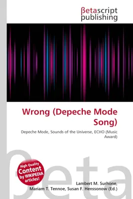 Produktbild von Wrong (Depeche Mode Song)
