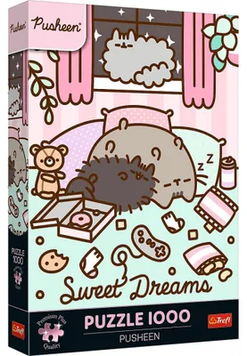 Zdjęcie produktu dla Trefl Premium Plus Quality Pusheen 1000 el., 1000 szt., Artystyczny