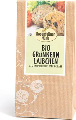Produktbild von Grünkern Laibchen Mischung 160g - 6er Vorteilspack von Rosenfellner Mühle