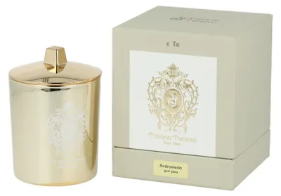 Obrázek produktu pro Tiziana Terenzi Andromeda Scented Candle in Gold Glass 170 g + Lid UNISEX