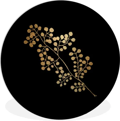 Produktbild von MuchoWow® - Wand-Kreis - Wohnzimmer - Bild - Runde - Wanddeko - Dibond - Kunstdrucke