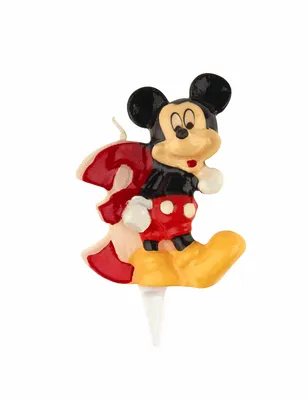 Produktbild von Tortenkerze Mickey 6,5cm Nummer 3