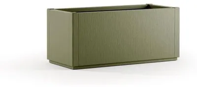 Produktbild von Ethica rechteckiger Blumenkasten 80 cm grün