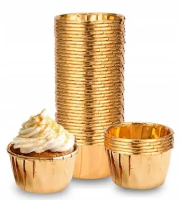 Produktbild von Eurobatt Muffinformen Gold 50 Stück Backförmchen