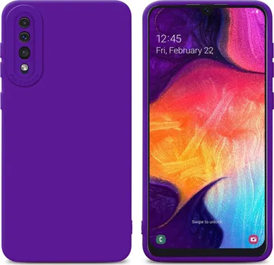 Immagine prodotto di Cadorabo cover per Samsung Galaxy A50 4G / A50s / A30s cover protettiva in TPU viola custodia in silicone custodia per cellulare