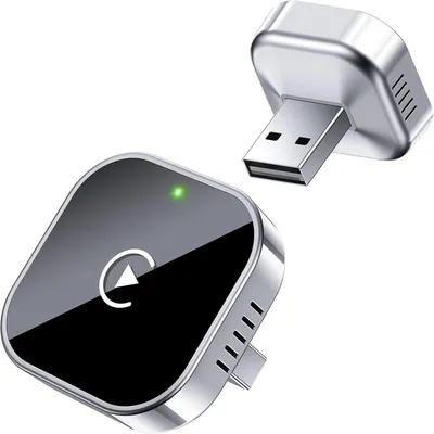 Drahtloser CarPlay-Adapter 2-in-1, Plug & Play, USB, für iPhone & Android