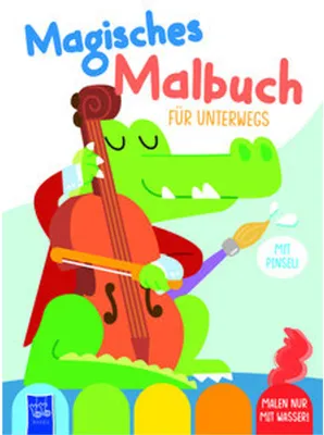 Produktbild von Magisches Malbuch für unterwegs - Cover Krokodil