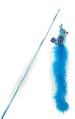 Produktbild von Happy Pet Tabby Patch Katze Rute Vogel blau