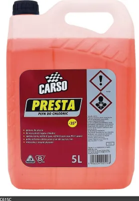 Produktbild von CARSO PRESTA Kühlerflüssigkeit -35°C, rot, 5 L