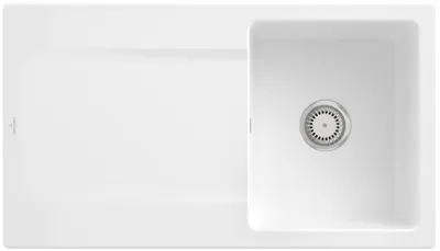 Produktbild von Villeroy & Boch Keramikspüle 333501R1, Siluet 50 Einbauspüle - inkl.