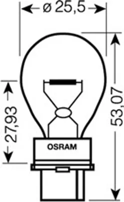 Produktbild von Osram Glühlampe, Blinkleuchte hinten 3156