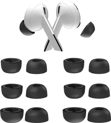 Produktbild von Ersatz-Ohrstöpsel für Samsung Galaxy Buds 3 Pro – 3 Paare (S/M/L) – Dunkelgrau
