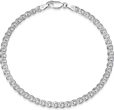 Produktbild von SILBERKETTEN STORE Doppelpanzerkette Armband 3,5mm - 925 Silber, Länge wählbar - 20cm