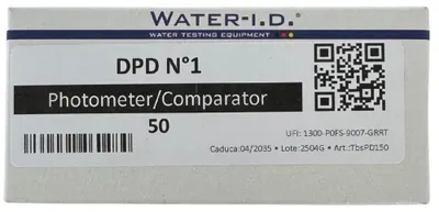 Immagine prodotto di Pastiglie per test piscina DPD n. 1 - Cloro libero - 0,0 - 8,0 mg/l - 50 pastiglie