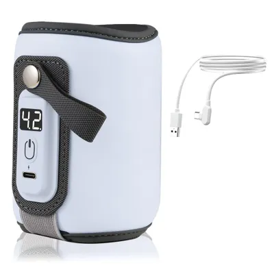 Produktbild von Flaschenwärmer, Babymilchwärmer mit 5-stufiger Temperaturregelung, stabiles, konstantes Erwärmen mit LED-Anzeige, Stromversorgung über USB