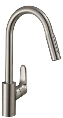 Obrázok produktu pre Hansgrohe Focus, Kúpeľňové umývadlo, Nerezová oceľ