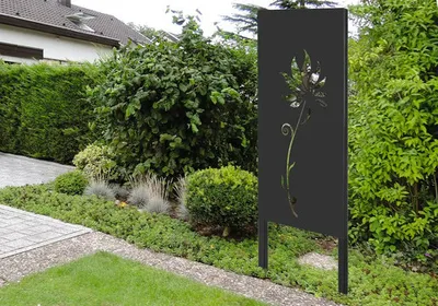 Produktbild von Sichtschutzwand Lilie 90 x 178 cm RAL 7016 anthrazit