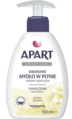 Zdjęcie produktu dla Apart, Kremowe mydlo w plynie z pompka, jasmin, 300 ml